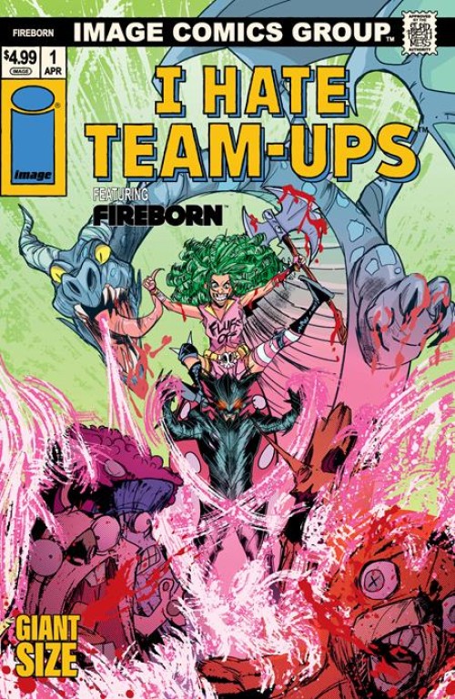 Fireborn #1 (2026) cover n mulholland i hate fairyland team up variant