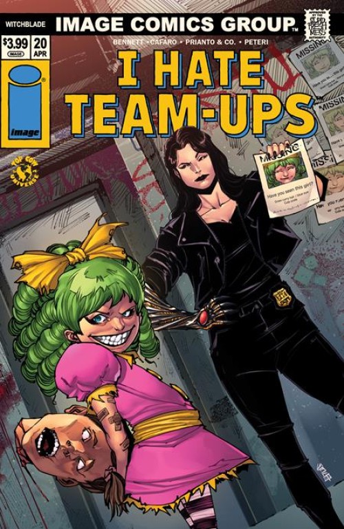 Witchblade #20 (2024) cover d cafaro i hate fairyland team up variant