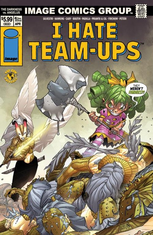 Darkness Vs Angelus #1 (2026) cover f boutin i hate fairyland team up variant