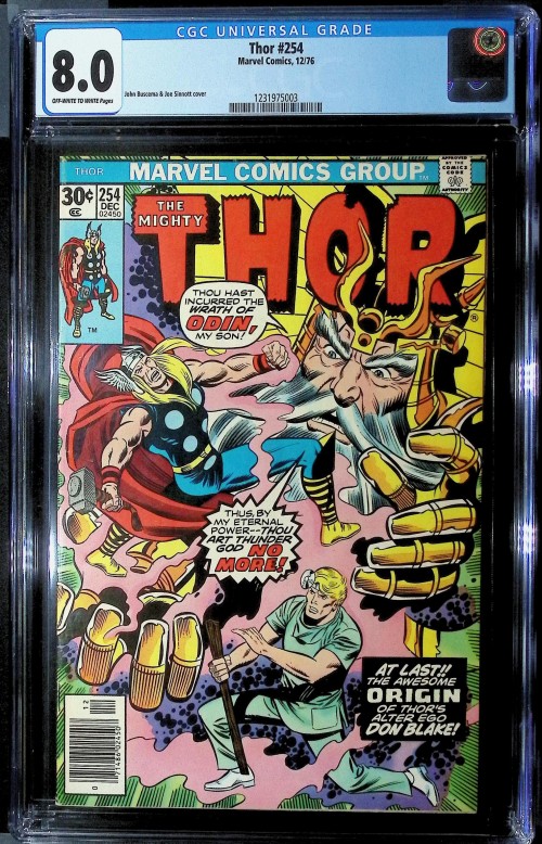 Thor #254 (1966) CGC 8.0