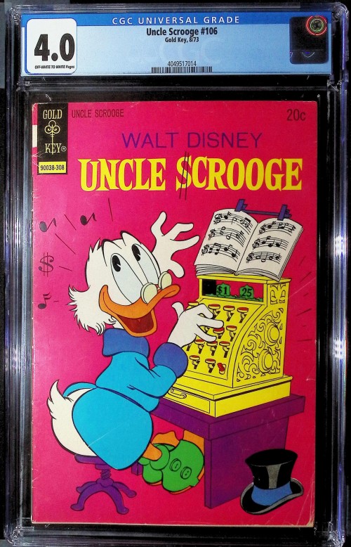 Uncle Scrooge #106 (1963) CGC 4.0
