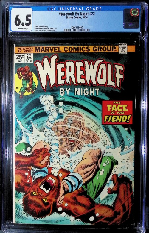 Werewolf by Night #22 (1974) CGC 6.5