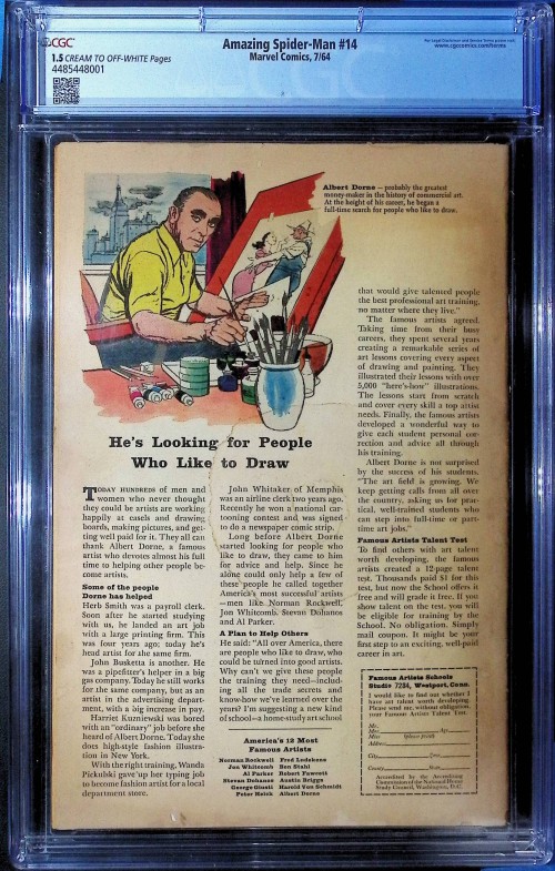 Amazing Spider-Man #14 (1963) CGC 1.5