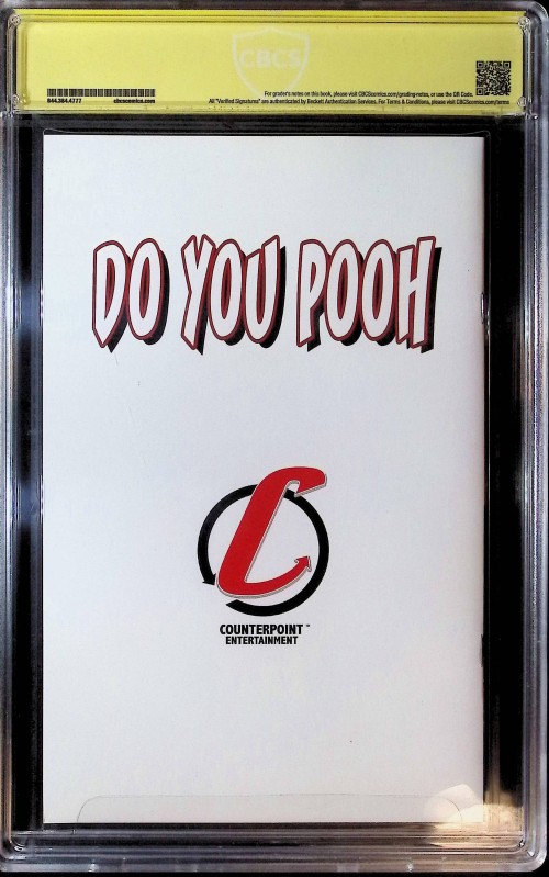 Do You Pooh #1 (2020) Poohdalorian variant CBCS 9.9 signed