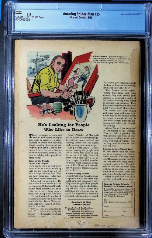 Amazing Spider-Man #25 (1963) CGC 2.5