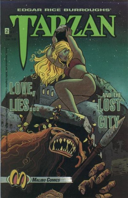 Tarzan Love Lies and the Lost City #2 (1992)