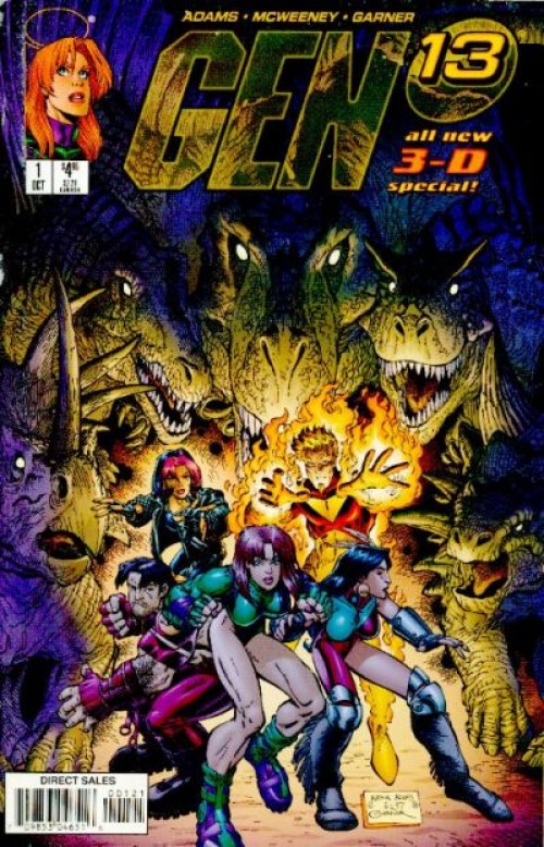 Gen 13 All New 3-d Special (1997) Adams Cover