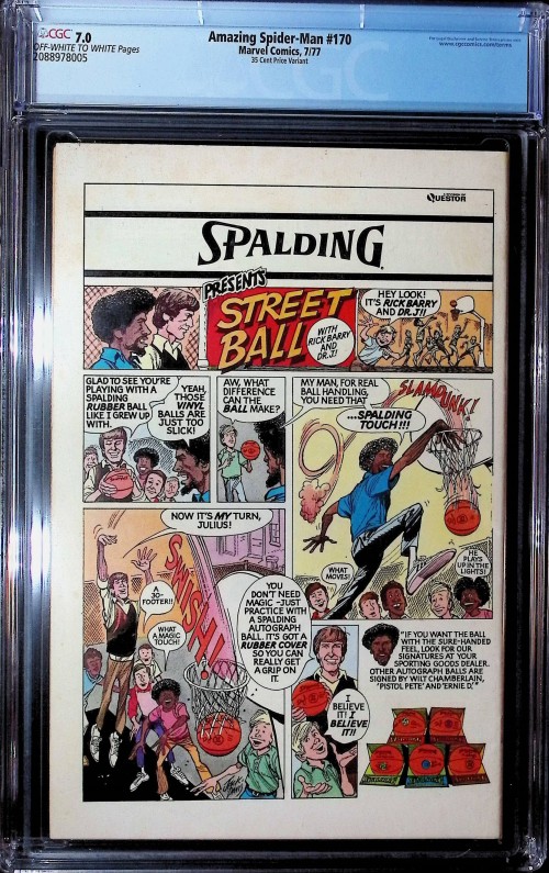 Amazing Spider-Man #170 (1963) CGC 7.0 35 cent variant