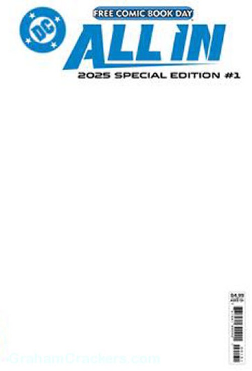FCBD 2025 DC All In Absolute Universe #1 blank variant