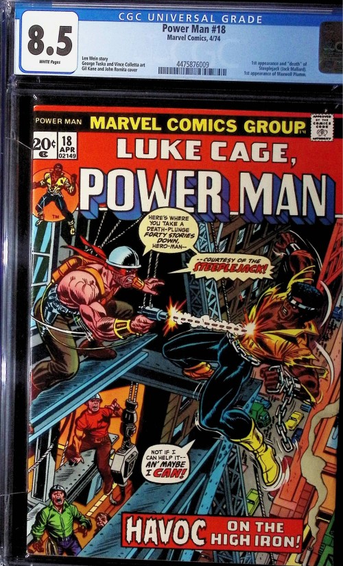 Luke Cage Power Man #18 (1974) CGC 8.5