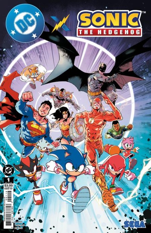 DC X Sonic The Hedgehog #1 (2025) second print