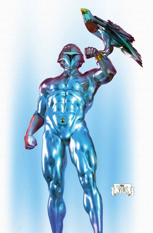 Silverhawks #3 (2025) cover zc spears symbol virgin variant