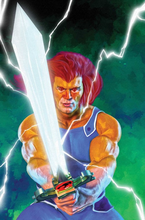Thundercats #15 (2024) cover zb spears green virgin variant