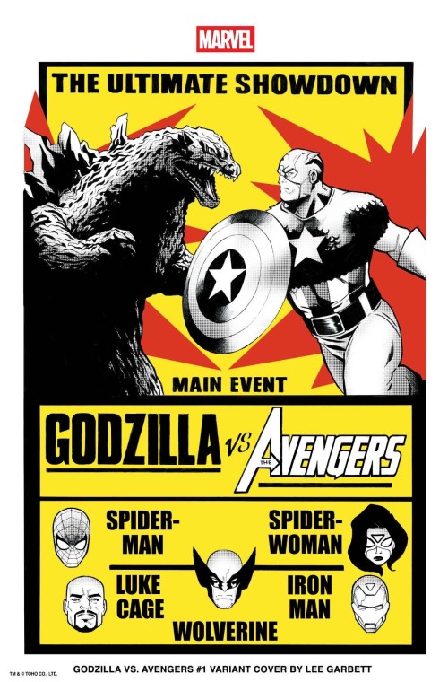 Godzilla Vs Avengers #1 (2025) garbett versus variant