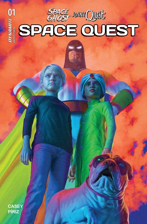 Space Ghost Jonny Quest Space Quest #1 cover za spears orange variant