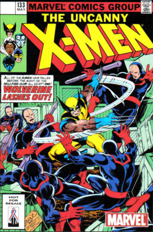 Uncanny X-Men #133 (1963) 2002 marvel legends reprint