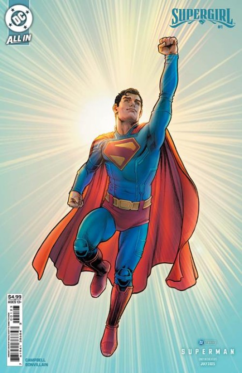 Supergirl #1 (2025) cover i scott superman movie variant