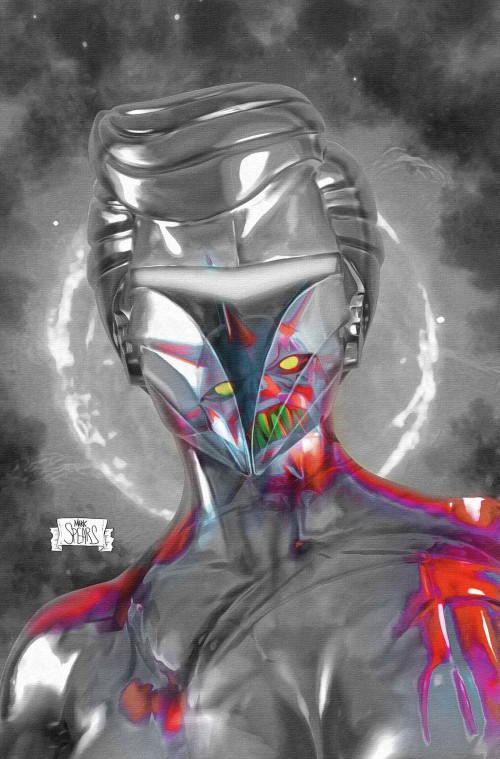 Silverhawks #4 (2025) cover zc spears b&w virgin variant