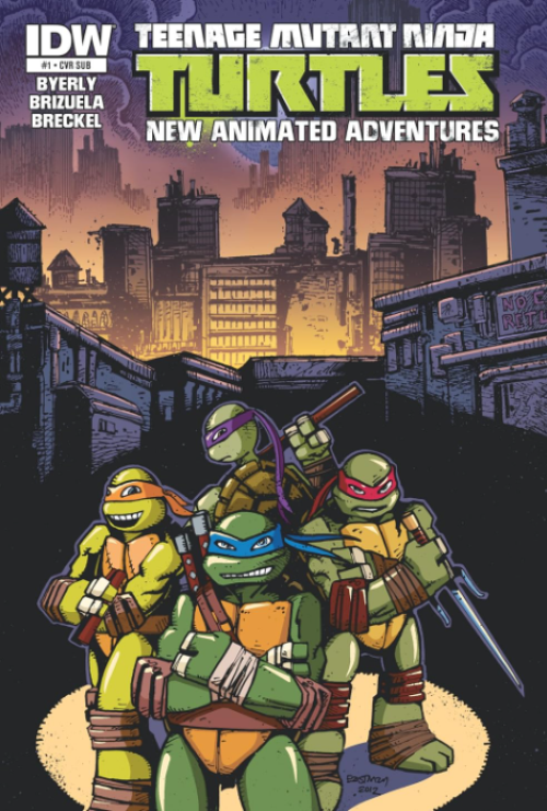 Teenage Mutant Ninja Turtles Animated Adventures #1 (2013) sub cover
