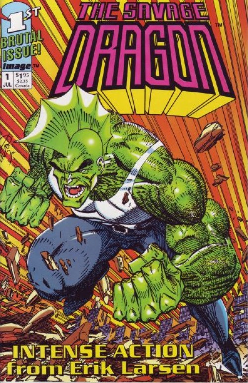 Savage Dragon #1-3 (1992) comic set