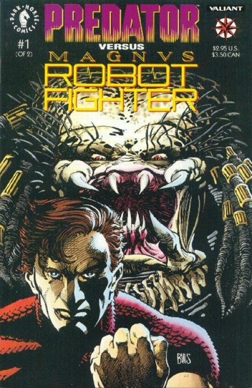 Predator vs Magnus Robot Fighter #1-2 Comic Set