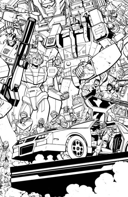 Mask #1 (2026) cover f reilly energon universe third anniversary b&w connecting variant