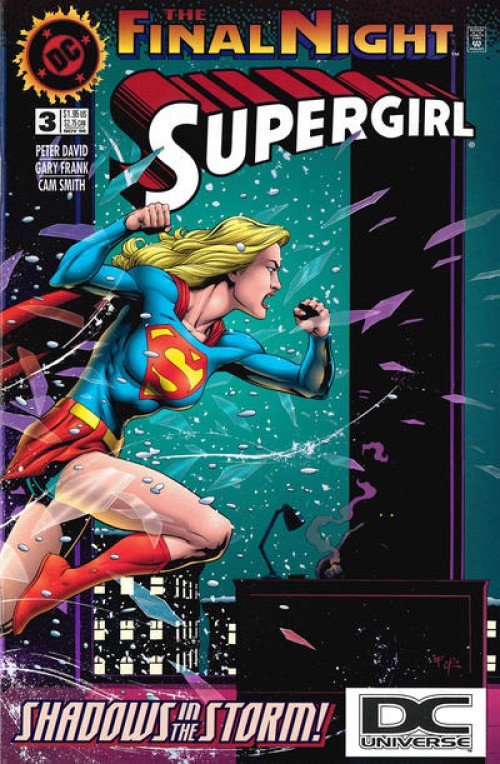 Supergirl #3 (1996) dcu logo variant