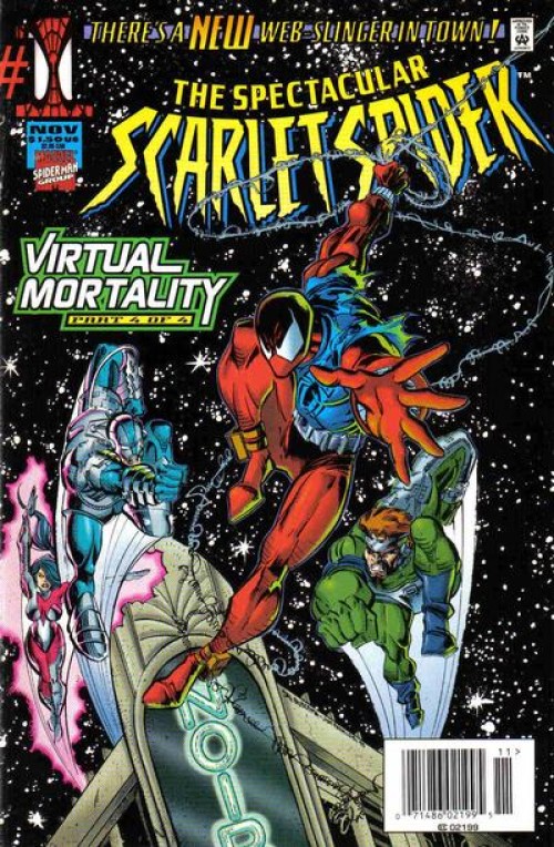 Spectacular Scarlet Spider #1 (1995) newsstand edition