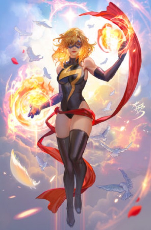 Captain Marvel Dark Past #1 (2026) second print fanyang virgin variant