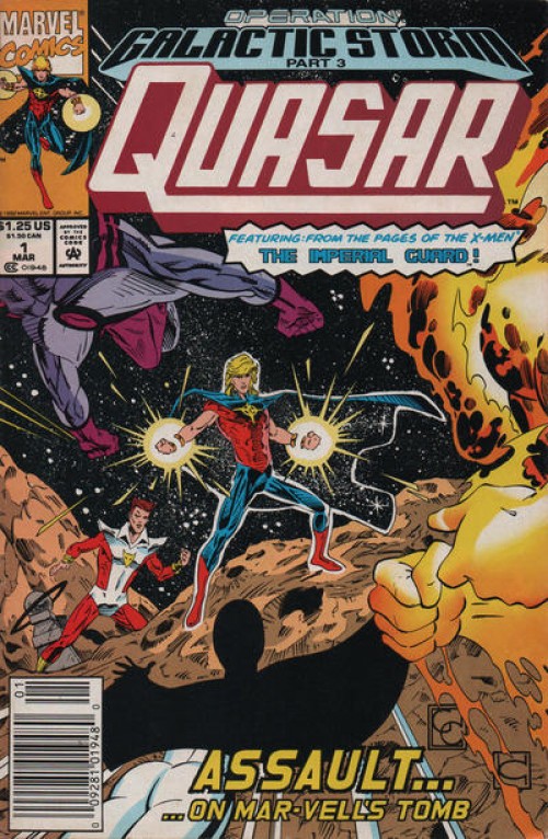 Quasar #1 (1992) newsstand edition