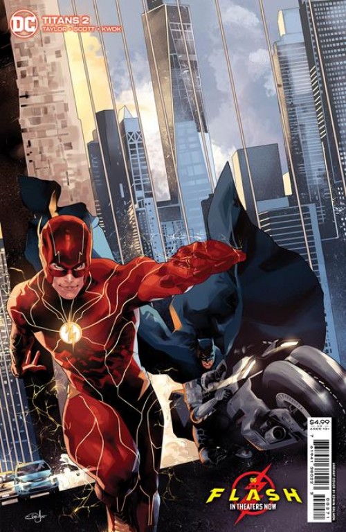 Titans #2 (2023) cover d galmon flash movie variant