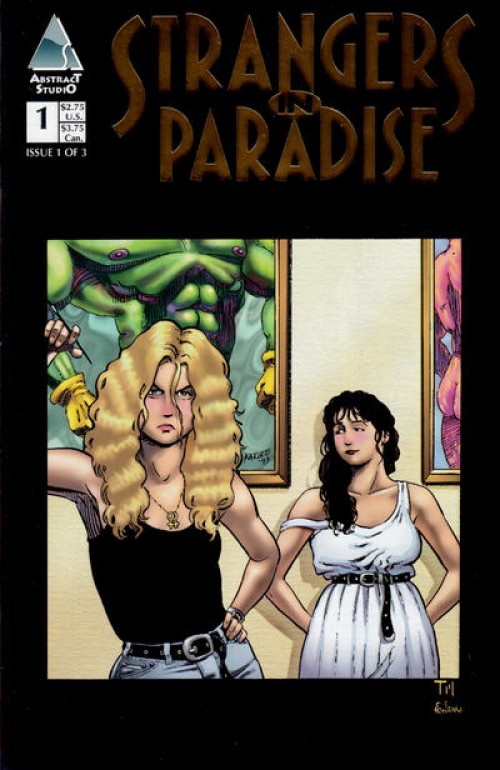 Strangers in Paradise #1 (1997) gold reprint