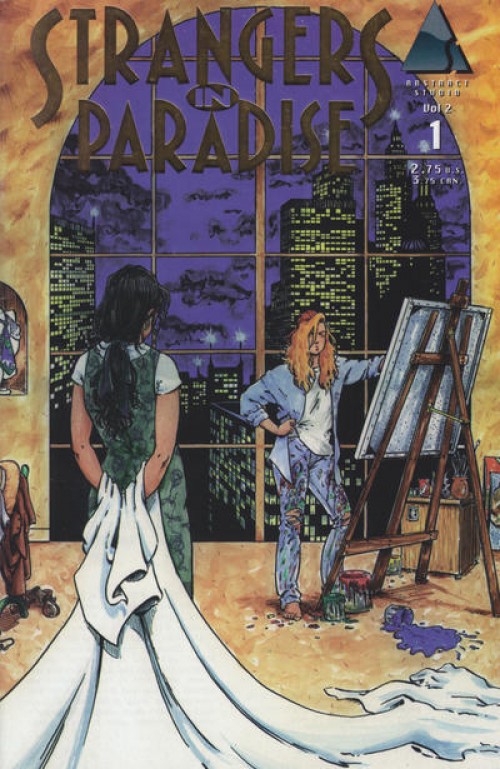 Strangers in Paradise #1 (1994) gold edition