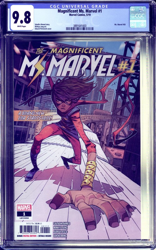 Magnificent Ms Marvel #1 CGC 9.8