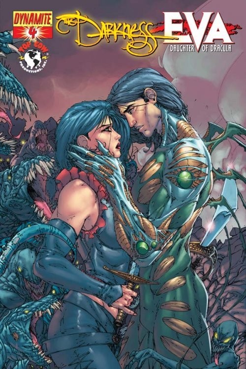 Darkness Vs Eva #4 (2008) cover b