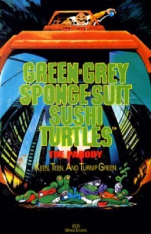 Green-Grey Sponge-Suit Sushi Turtles #1