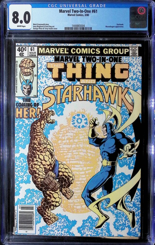 Marvel Two-In-One #61 (1974) CGC 8.0