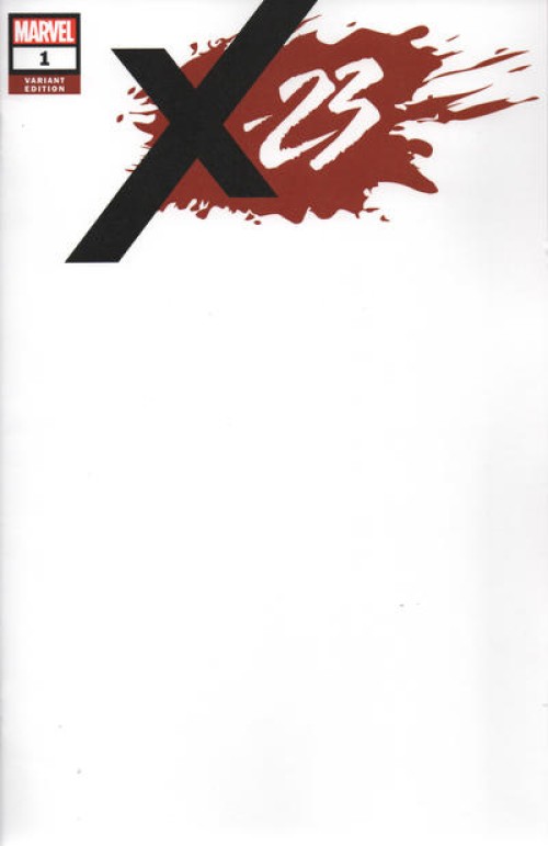 X-23 #1 (2018) blank cover variant