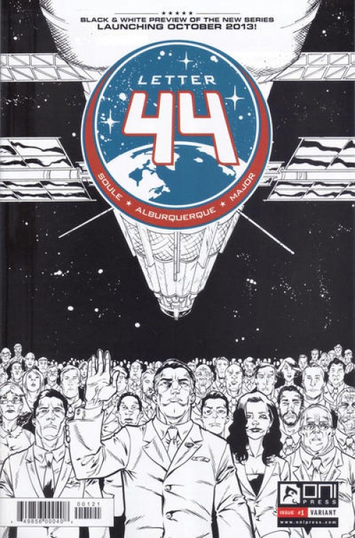 Letter 44 Black & White Preview #1