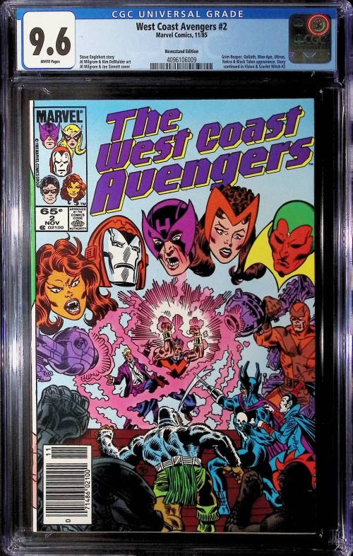 West Coast Avengers #2 (1985) newsstand CGC 9.6