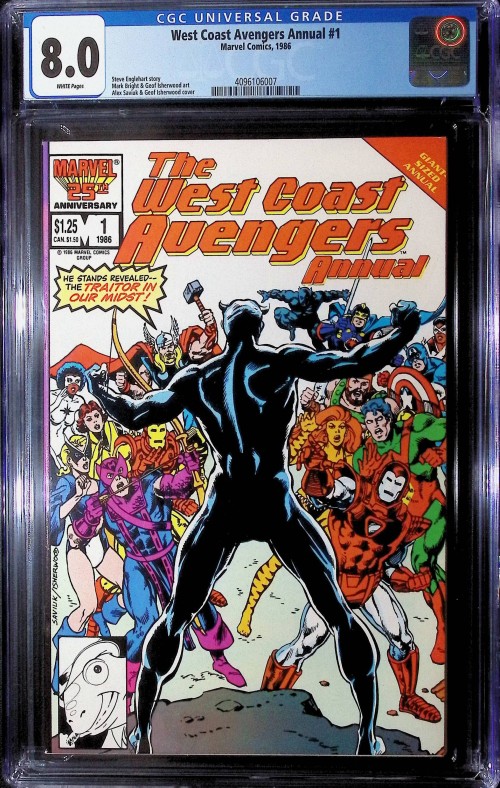 West Coast Avengers Annual #1 (1986) CGC 9.8