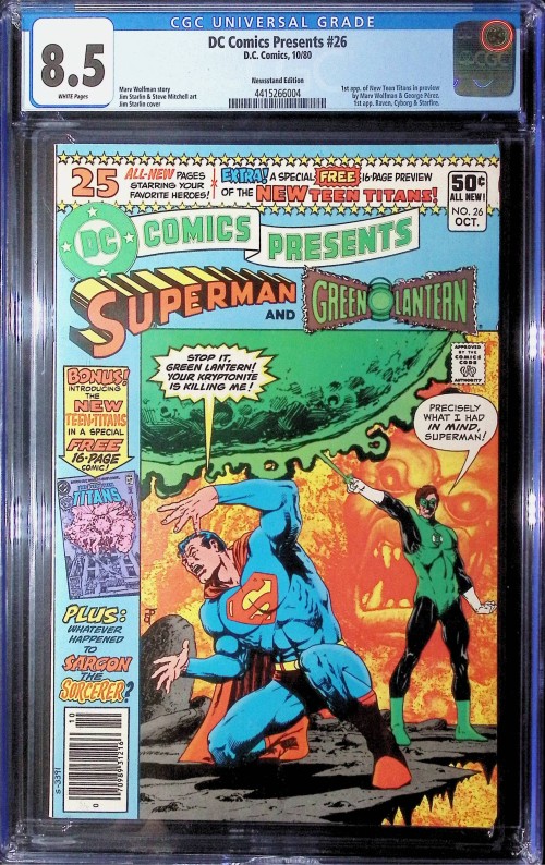 DC Comics Presents #26 (1978) Newsstand CGC 8.5