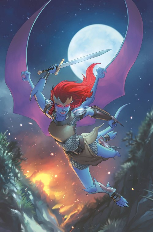 Gargoyles Demona #1 (2025) cover r hetrick virgin variant