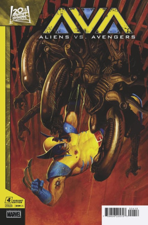 Aliens Vs Avengers #4 (2024) gist variant