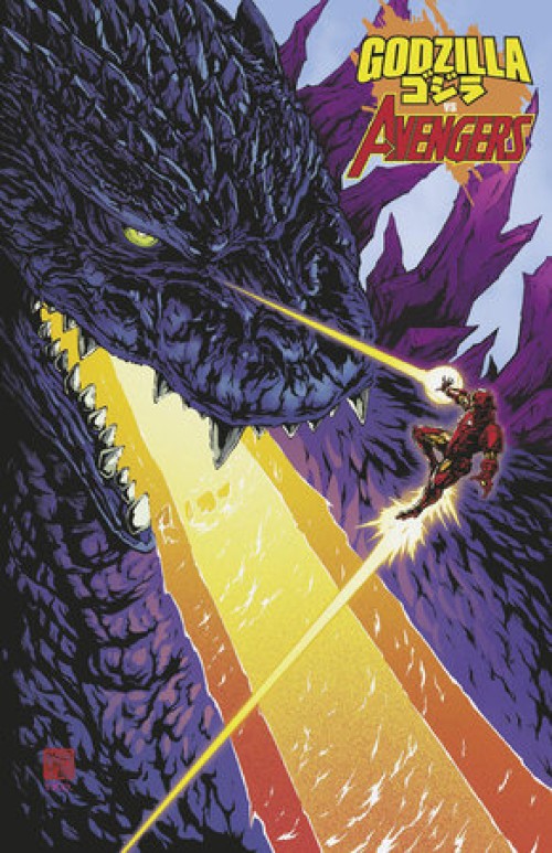 Godzilla Vs Avengers #1 (2025) okazaki foil variant