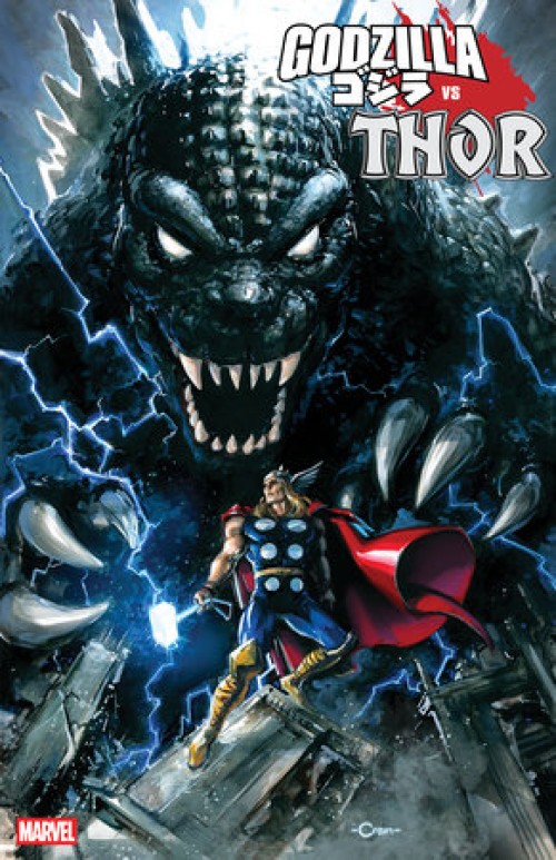 Godzilla Vs Thor #1 (2025) crain variant