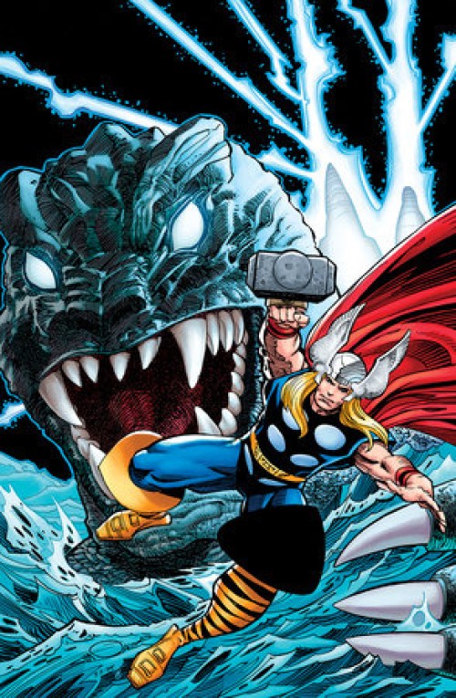 Godzilla Vs Thor #1 (2025) simonson virgin variant
