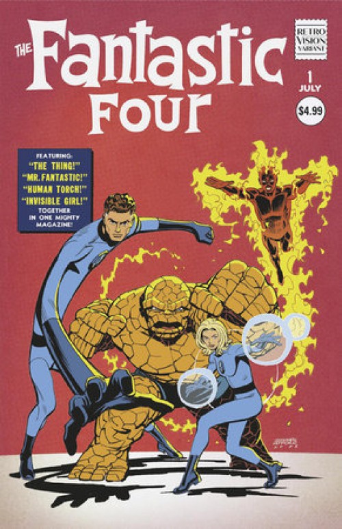 Fantastic Four #1 (2025) romero retrovision variant