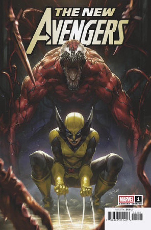 New Avengers #1 (2025) chew carnage and laura kinney wolverine variant