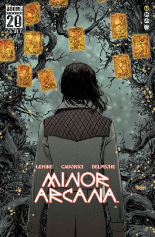 Minor Arcana #8 cover c panosian boom 20th anniversary variant